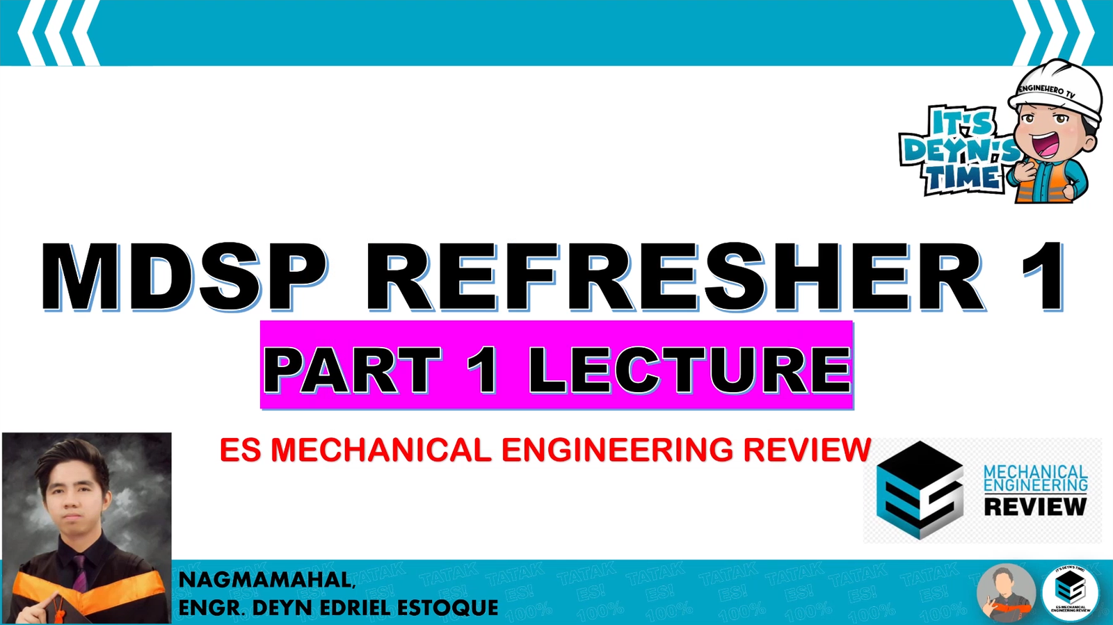 [ES] MDSP Refresher 1 – Part 1 [Code 0825] (Slides) – Review Courses