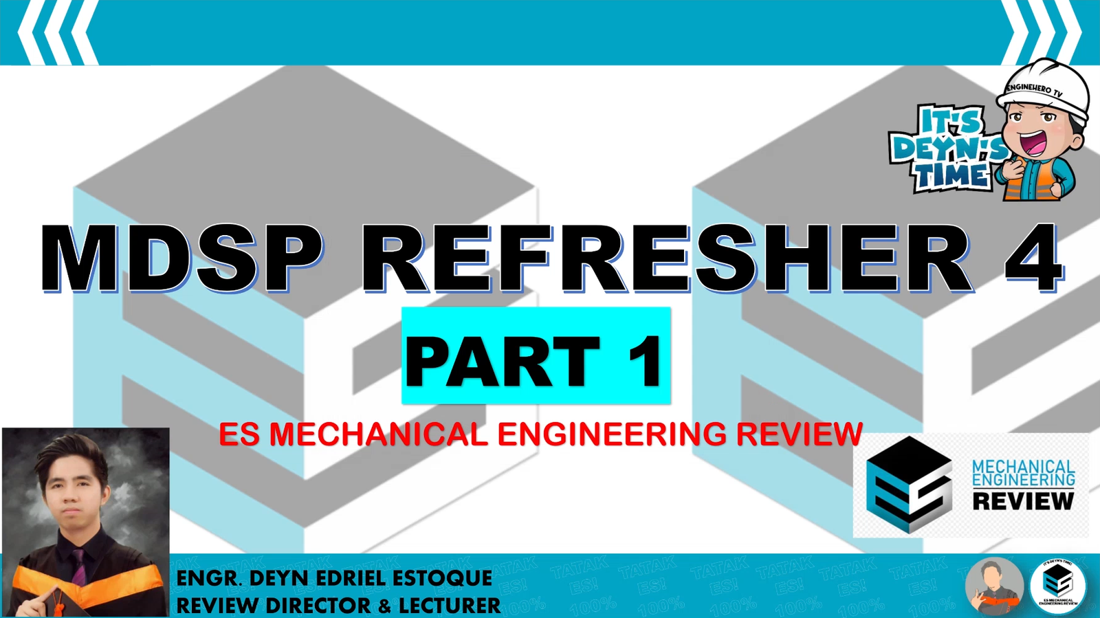 [ES] MDSP Refresher 4 – Part 1 [Code 0825] (Slides) – Review Courses